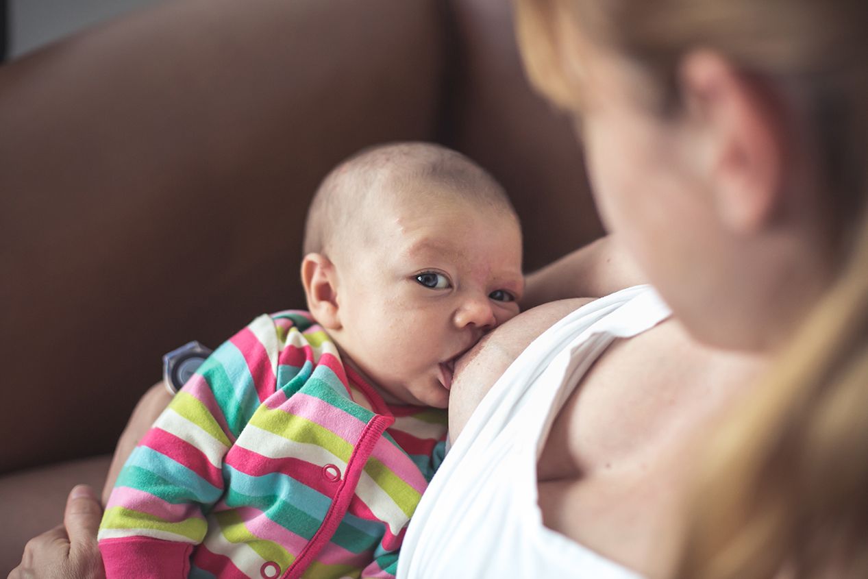 Baby stillen, Wochenbettreportage