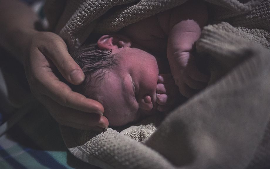 Geburtsfotografin, Neugeborenes