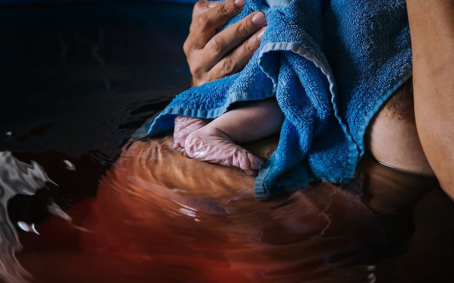 Wassergeburt, Hausgeburt, Geburtsfotograf